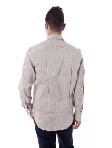 GIANFRANCO FERRÈ MEN'S BEIGE LONG SLEEVE SHIRT