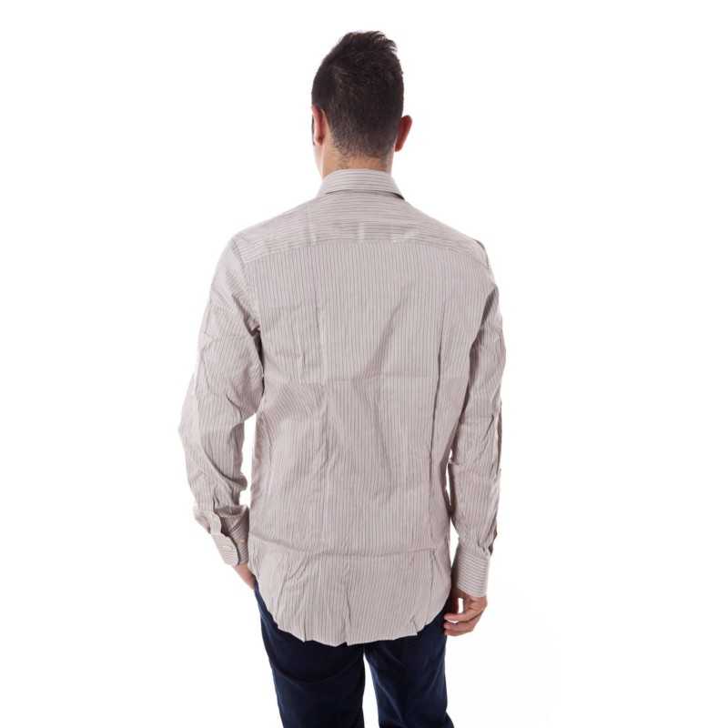 GIANFRANCO FERRÈ CAMICIA MANICHE LUNGHE UOMO BEIGE