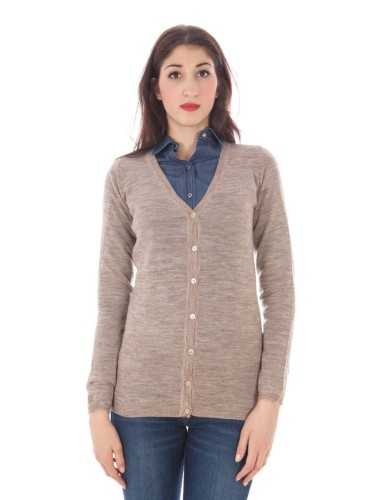 FRED PERRY CARDIGAN DONNA BEIGE