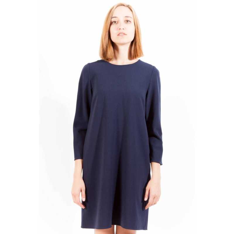 GANT SHORT DRESS WOMAN BLUE