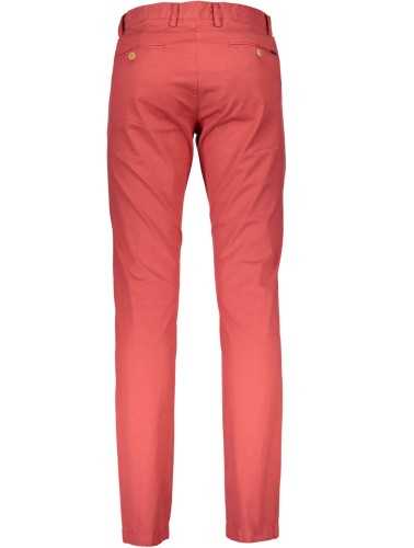 GANT RED MEN'S TROUSERS