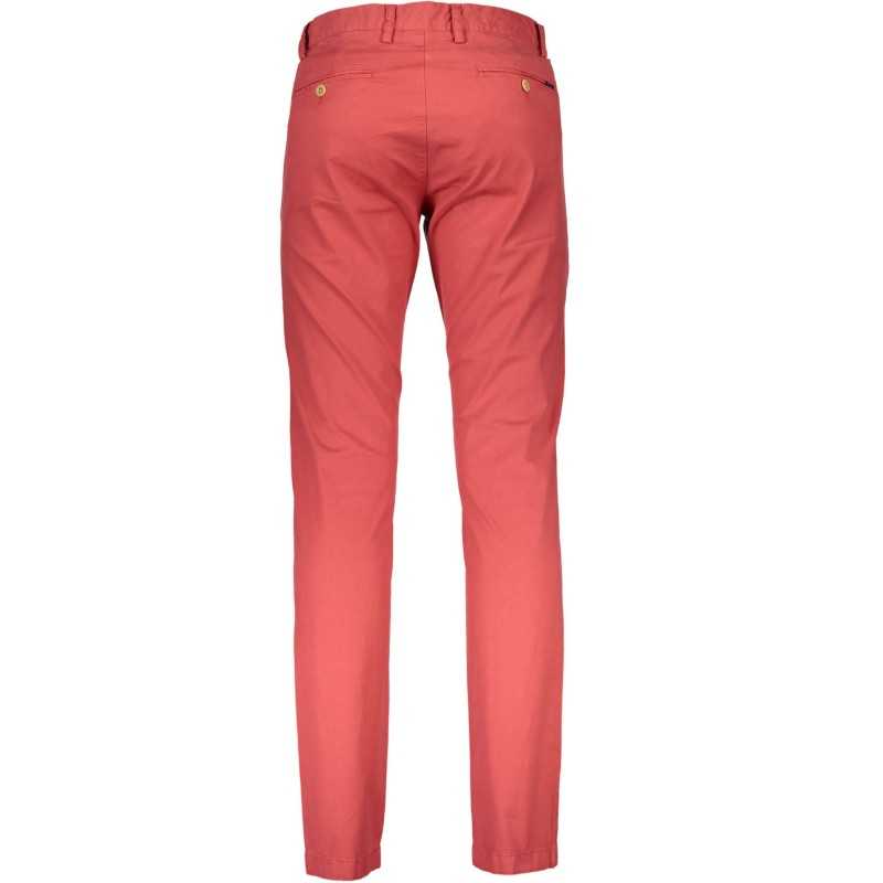 GANT RED MEN'S TROUSERS