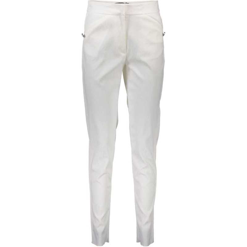 JUST CAVALLI WOMEN'S WHITE TROUSERS