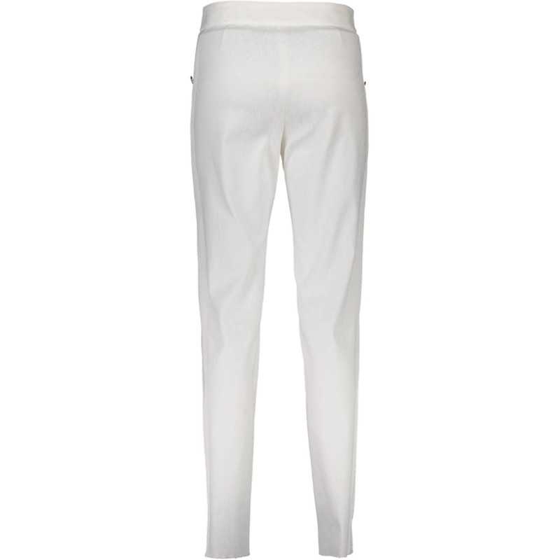 JUST CAVALLI WOMEN'S WHITE TROUSERS