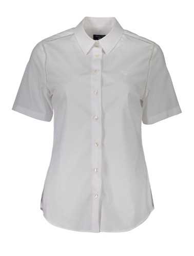 GANT WOMEN'S SHORT SLEEVE SHIRT WHITE