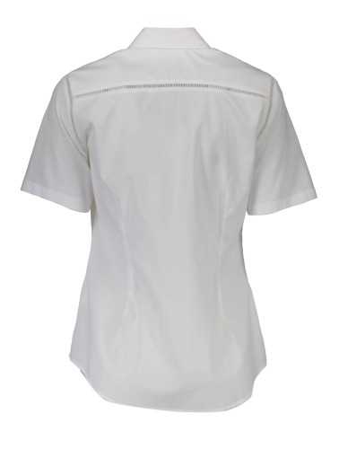 GANT WOMEN'S SHORT SLEEVE SHIRT WHITE