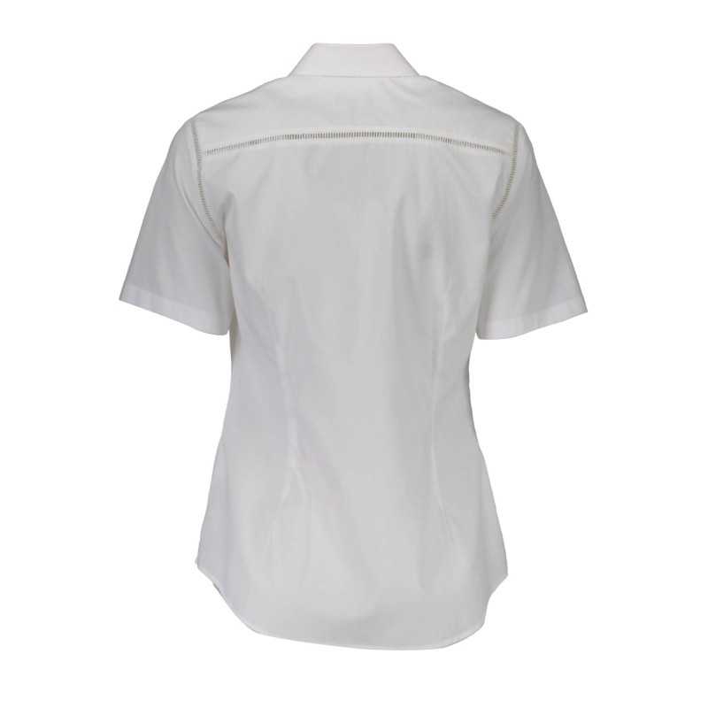 GANT WOMEN'S SHORT SLEEVE SHIRT WHITE