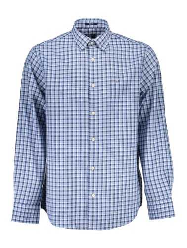 GANT CAMICIA MANICHE LUNGHE UOMO AZZURRO