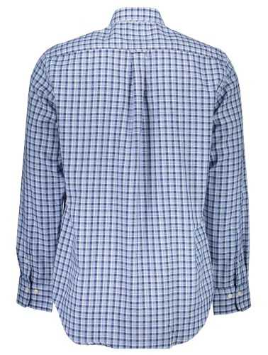 GANT CAMICIA MANICHE LUNGHE UOMO AZZURRO