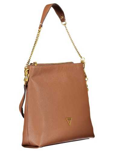 GUESS JEANS SHOULDER STRAP WOMAN BROWN