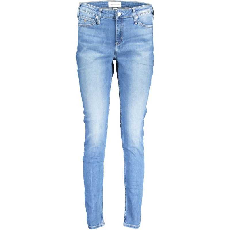 CALVIN KLEIN JEANS DENIM DONNA AZZURRO