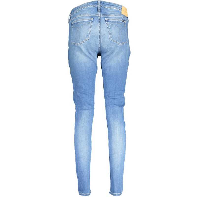 CALVIN KLEIN JEANS DENIM DONNA AZZURRO