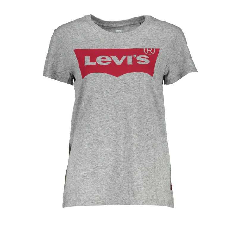 LEVI'S WOMEN'S SHORT SLEEVE T-SHIRT GRAY