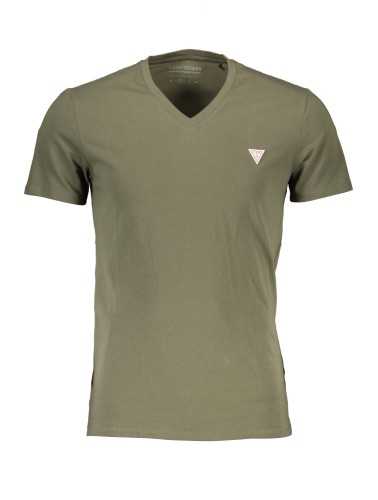 GUESS JEANS T-SHIRT MANICHE CORTE UOMO VERDE