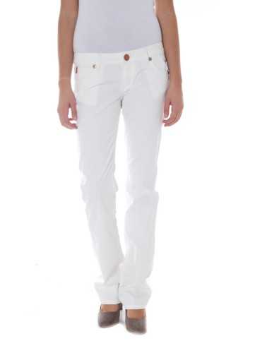 PHARD PANTALONE DONNA BIANCO