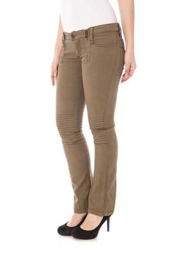 KING'S JEANS WOMEN'S BROWN TROUSERS