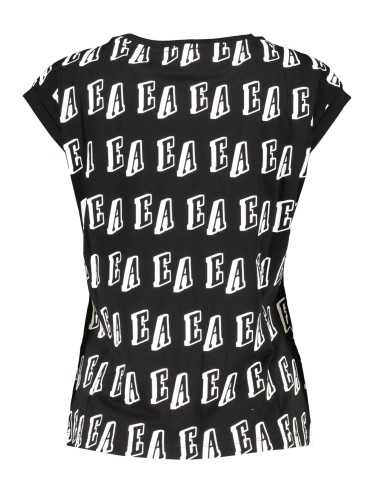 EMPORIO ARMANI BLACK WOMAN SLEEVELESS T-SHIRT