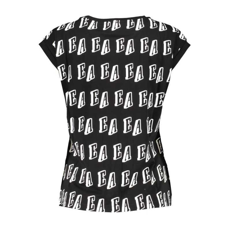 EMPORIO ARMANI BLACK WOMAN SLEEVELESS T-SHIRT