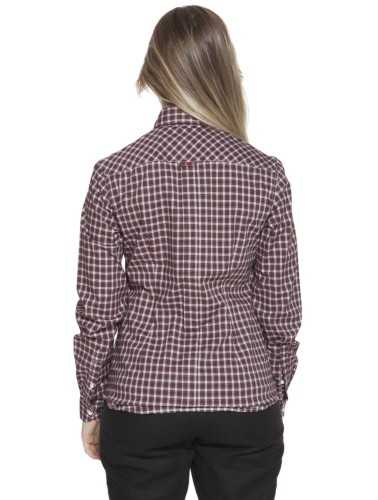 GANT CAMICIA MANICHE LUNGHE DONNA ROSSO