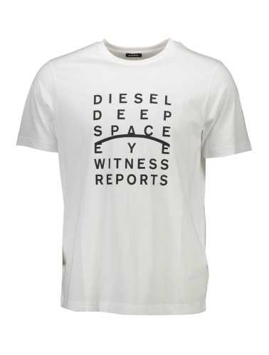 DIESEL MEN'S SHORT SLEEVE T-SHIRT WHITE