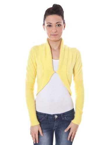 DATCH SHRUG LONG SLEEVE WOMAN YELLOW