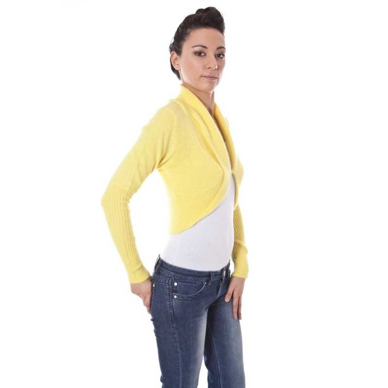 DATCH SHRUG LONG SLEEVE WOMAN YELLOW