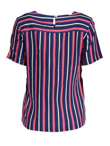 GANT T-SHIRT MANICHE CORTE DONNA BLU