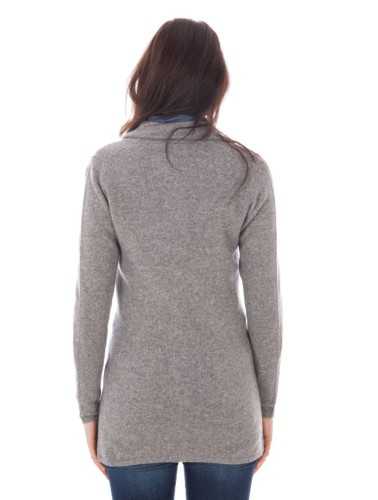 FRED PERRY GRAY WOMAN CARDIGAN