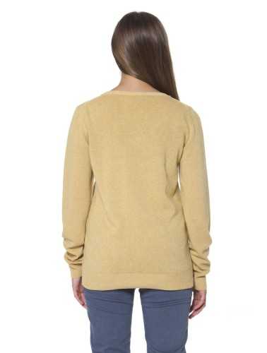 FRED PERRY CARDIGAN DONNA GIALLO