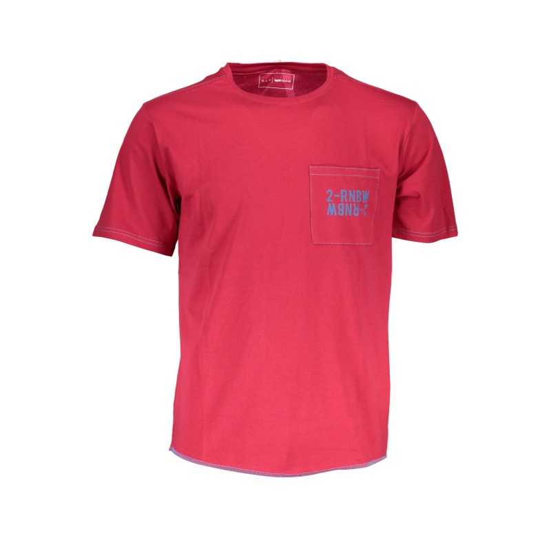 GAS T-SHIRT MANICHE CORTE UOMO ROSSO