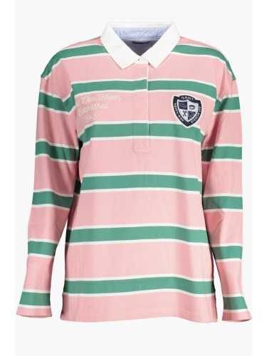 GANT POLO MANICHE LUNGHE DONNA ROSA