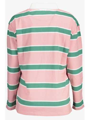 GANT POLO MANICHE LUNGHE DONNA ROSA