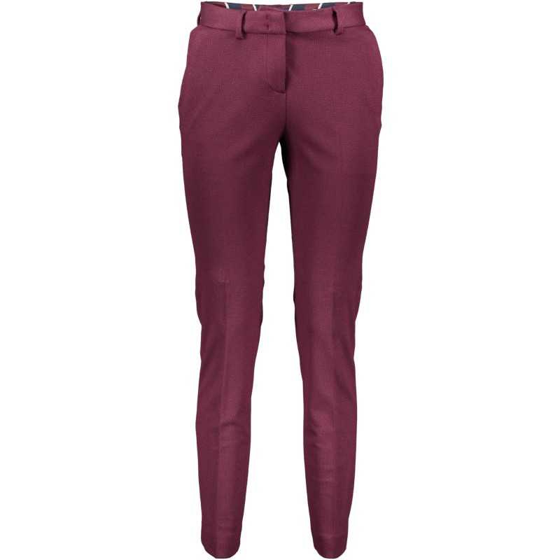 GANT WOMEN'S PURPLE TROUSERS