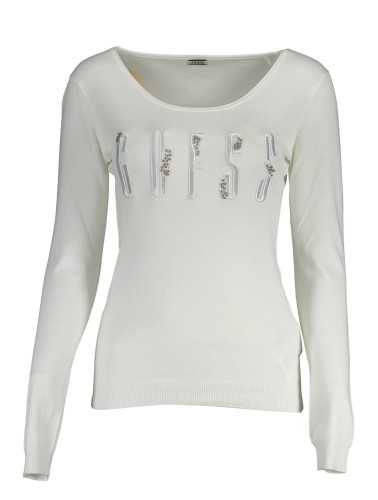 GUESS JEANS SWEATER WOMAN WHITE