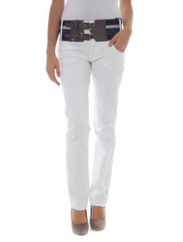 PHARD PANTALONE DONNA BIANCO