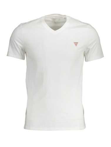 GUESS JEANS T-SHIRT MANICHE CORTE UOMO BIANCO