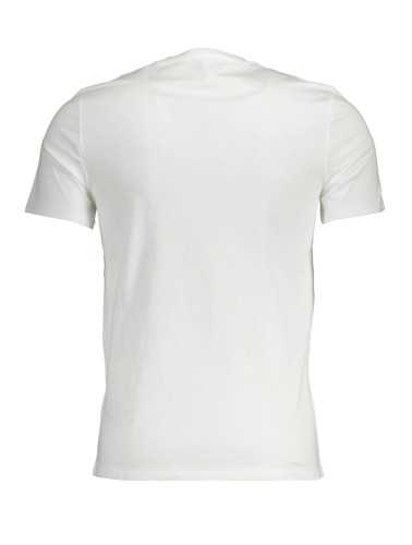 GUESS JEANS T-SHIRT MANICHE CORTE UOMO BIANCO