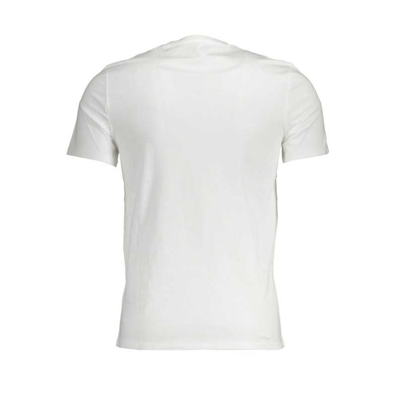 GUESS JEANS T-SHIRT MANICHE CORTE UOMO BIANCO