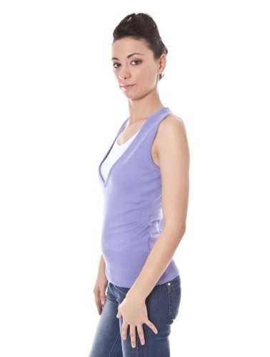 DATCH VEST VIOLET WOMAN