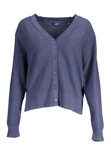 GANT CARDIGAN DONNA BLU