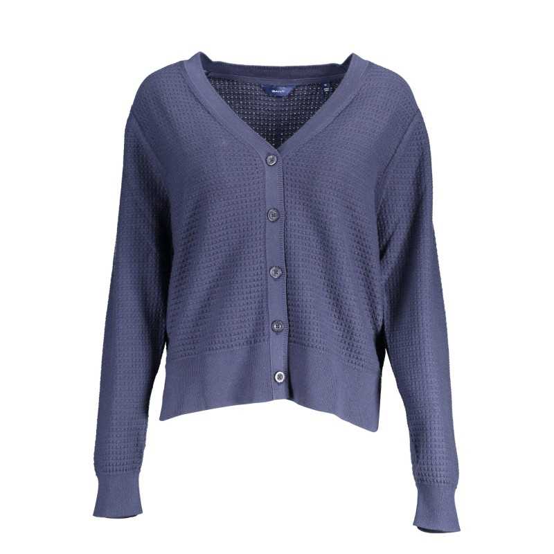 GANT CARDIGAN DONNA BLU