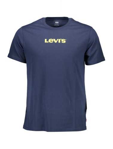 LEVI'S MEN'S BLUE SHORT SLEEVE T-SHIRT