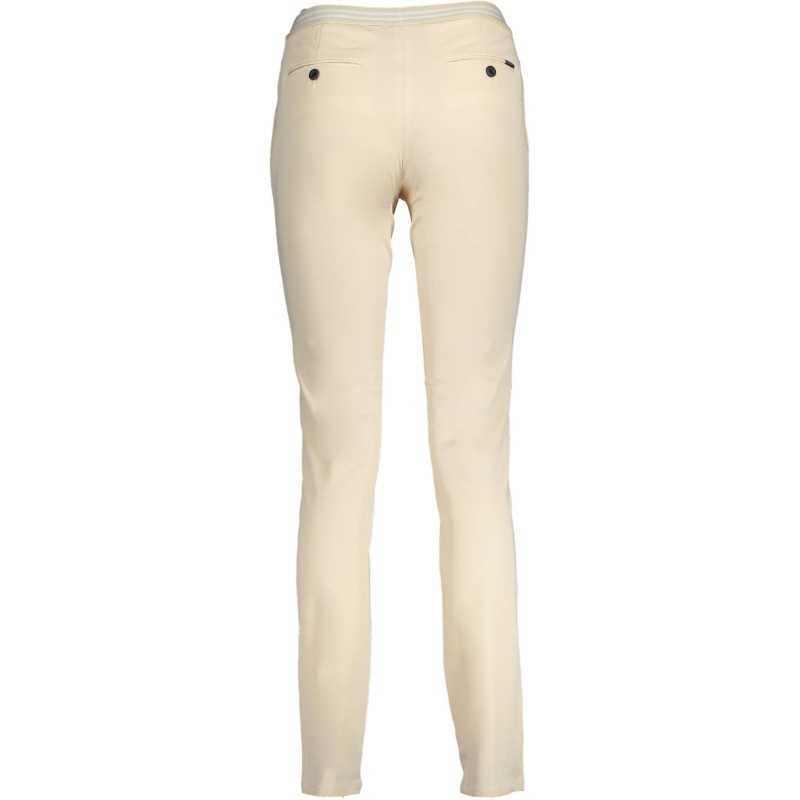 GANT WOMEN'S BEIGE TROUSERS