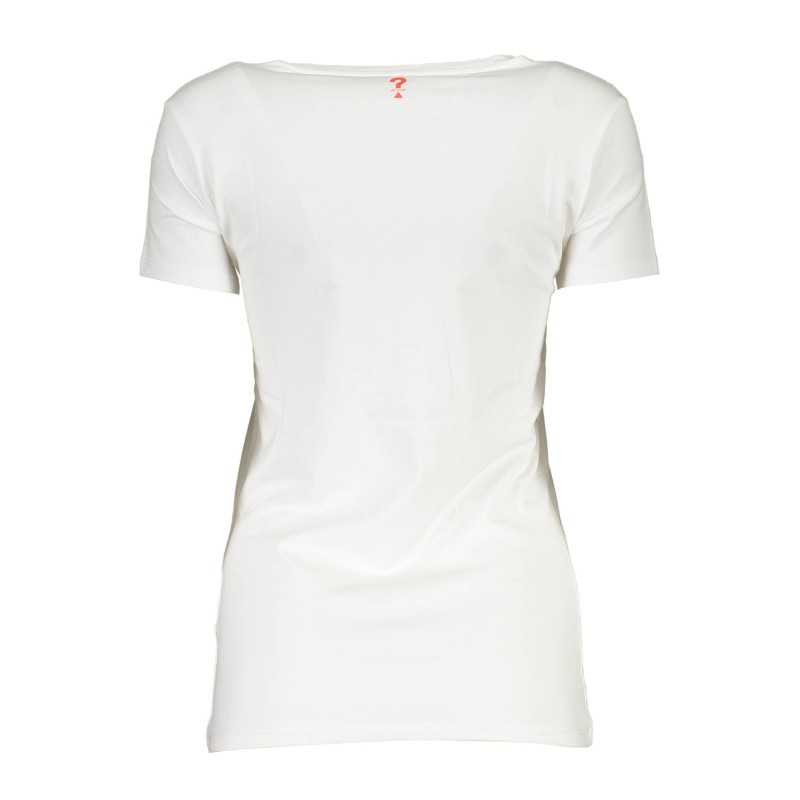 GUESS JEANS WOMEN'S SHORT SLEEVE T-SHIRT WHITE