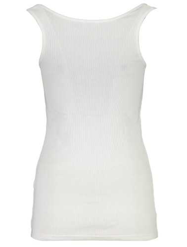 GUESS JEANS TANK TOP WOMAN WHITE