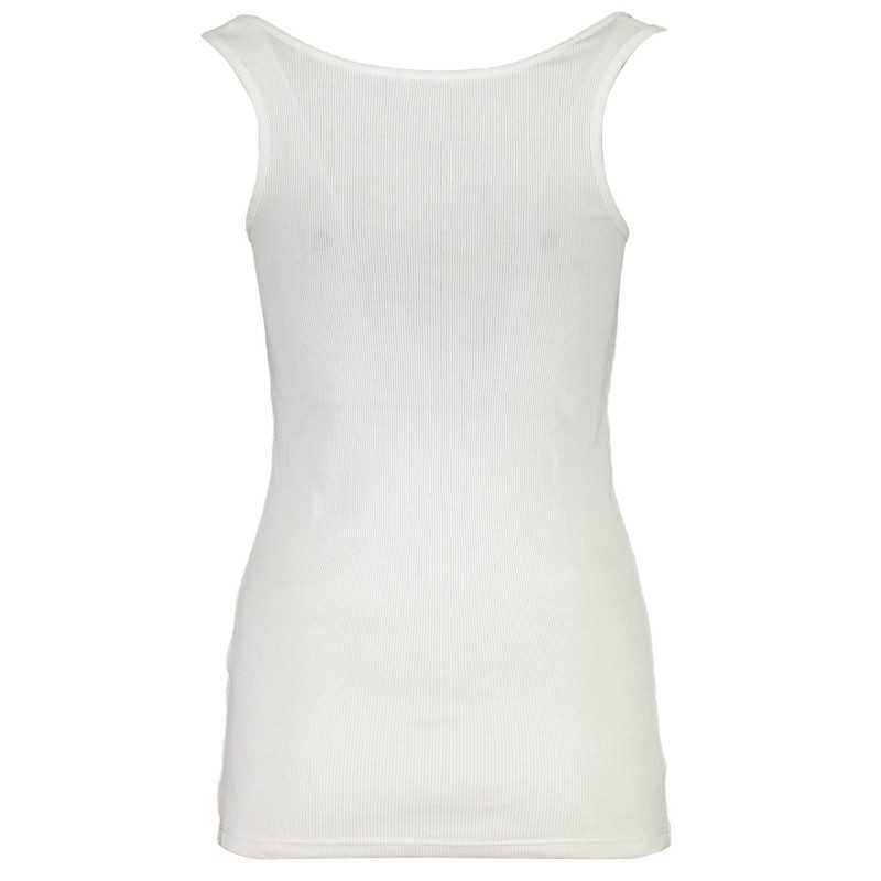 GUESS JEANS TANK TOP WOMAN WHITE