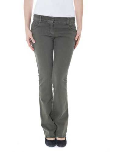 DENNY ROSE GREEN WOMAN TROUSERS