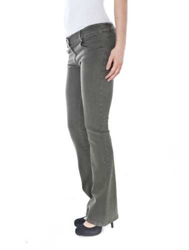 DENNY ROSE GREEN WOMAN TROUSERS