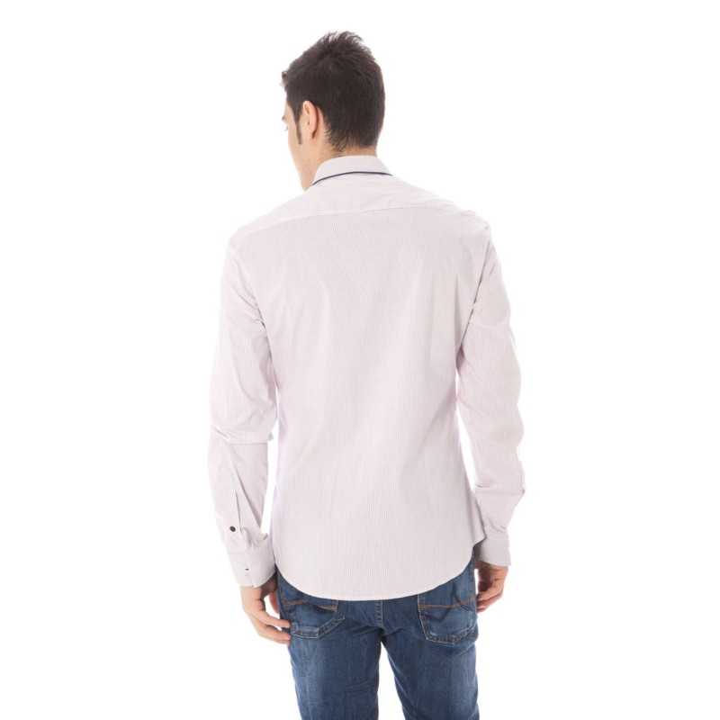 COSTUME NATIONAL MEN'S LONG SLEEVE PINK SHIRT