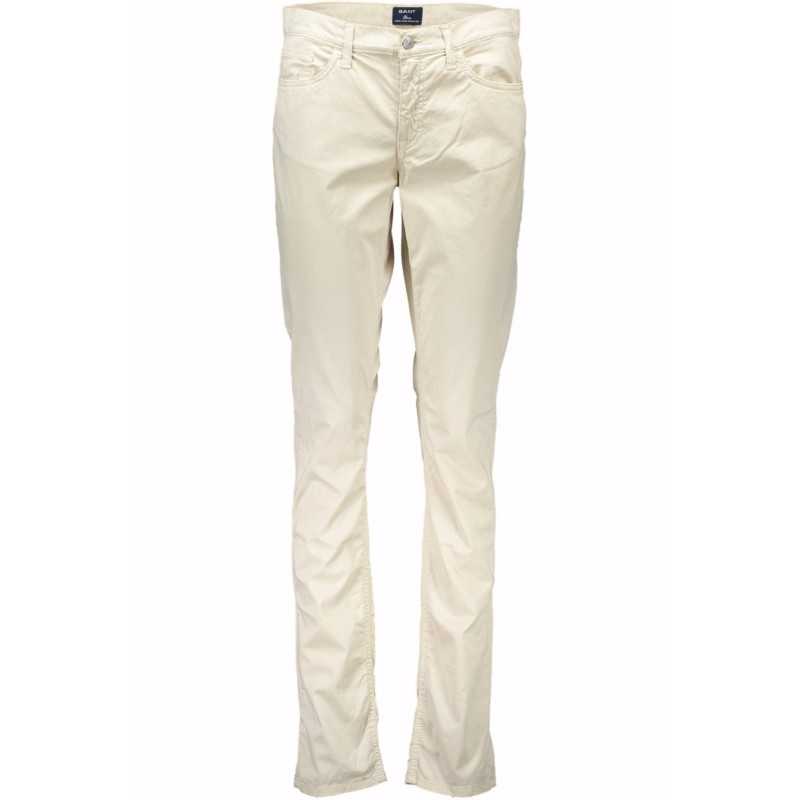 GANT WOMEN'S BEIGE TROUSERS